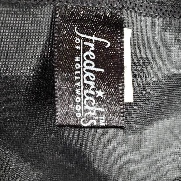 Fredricks of Hollywood Black Corset Lace Up Satin 38 Goth Fairy New Victorian - Picture 8 of 13